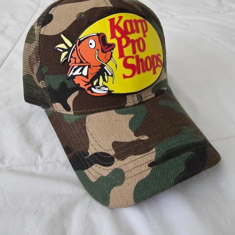 Pokemon Camo Hat with Magikarp Design